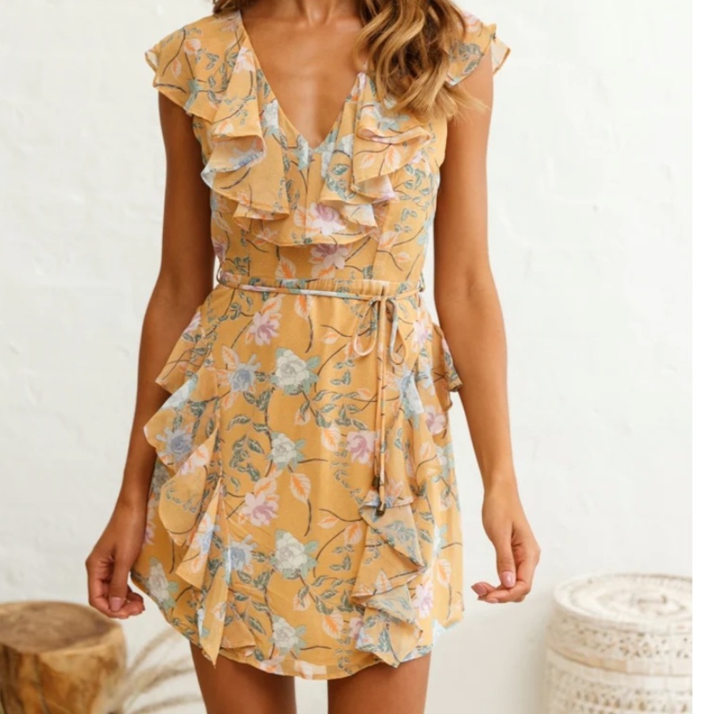 Brand New! Pretty Please Frill Dress ✨🌿 Perfect for spring and Easter! 🐣